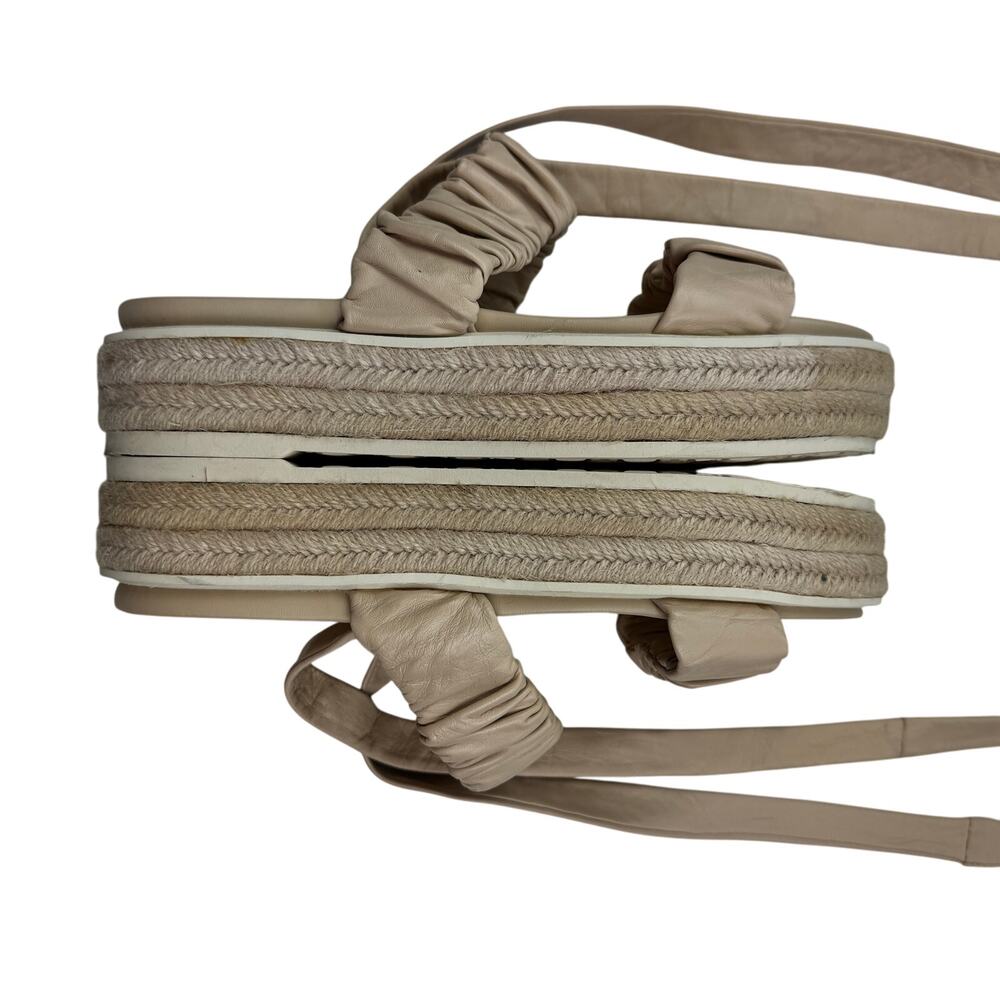 Sam Edelman Kerin Leather Double Strap Platform Wrap Ankle Sandals Women's 9 - Picture 8 of 12